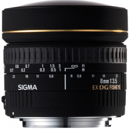 Sigma 8mm F/3.5 EX DG Circular Fisheye za Nikon